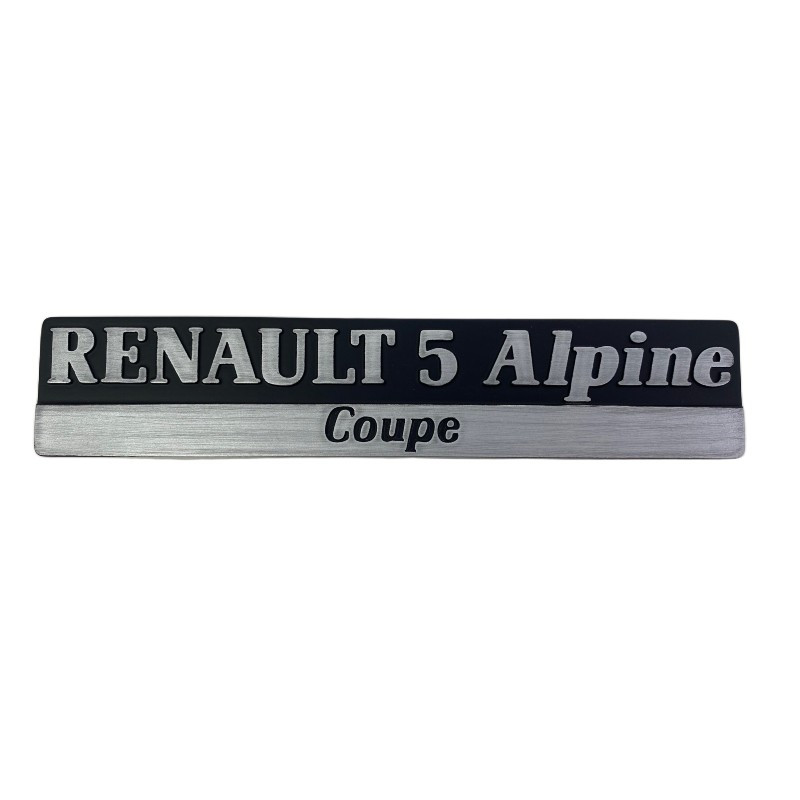 Renault - R5 Alpine Coupé - Logo de malle arrière - Finition complète