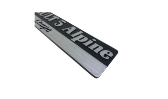Renault - R5 Alpine Coupé - Logo de malle arrière - Finition complète