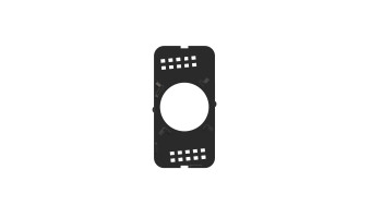 Peugeot - 308 II - Support capteur de stationnement - AA36127097 - Finition brute