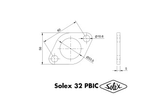SOLEX 32 PBIC - Kit cale thermique pour carburateur