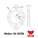 WEBER 45 DCOE - Kit cales thermiques pour carburateur