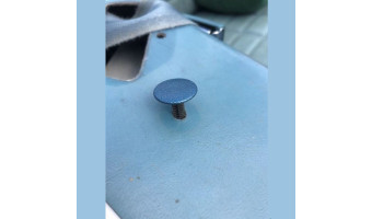 Renault - Alliance - Clips fixation panneau latéral arrière bleu - Finition complète