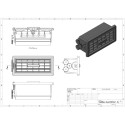 Aston Martin - V8 - Aérateur de tableau de bord - Finition complète