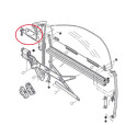 Peugeot - 406 coupé - Support appui vitre droit - 9214.49 - Finition brute