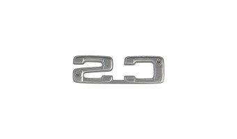 BMW - E24 - Logo de coffre CS avec picots - 51141864923 - Finition chromée