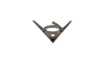 Peugeot - 504 coupé - Logo de coffre V6 - 8861.21 - Finition chromée