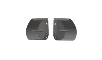 BMW - E30 touring - Paire de supports de rideau de coffre - Finition complète