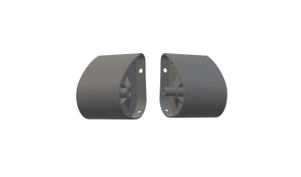BMW - E30 touring - Paire de supports de rideau de coffre - Finition complète