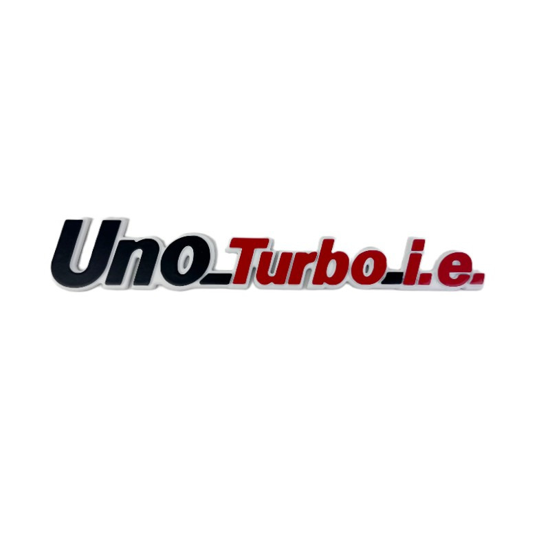 Fiat - Uno Turbo IE - Logo de coffre - Finition complète