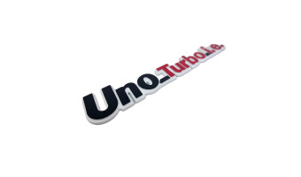 Fiat - Uno Turbo IE - Logo de coffre - Finition complète