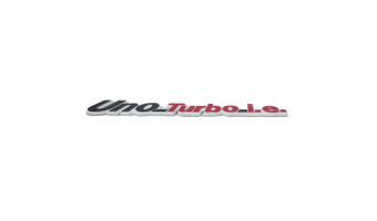 Fiat - Uno Turbo IE - Logo de coffre - Finition complète