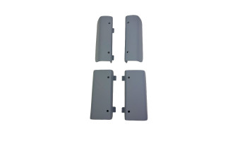 Ford - Fiesta S - Kit de 4 caches point d'accroche cric - B10154-BAW/CAW - B10155-BAW/CAW - Finition prête à peindre