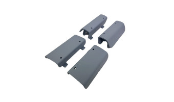 Ford - Fiesta S - Kit de 4 caches point d'accroche cric - B10154-BAW/CAW - B10155-BAW/CAW - Finition prête à peindre
