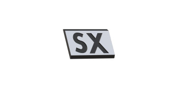 Talbot - Logo SX - Finition complète