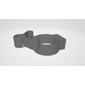 Husqvarna - Bague de fourche - avec passe fil- Finition brute