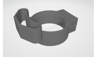 Husqvarna - Bague de fourche - avec passe fil- Finition brute
