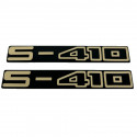 Suzuki - Santana - Paire de logos S-410 - Finition complète