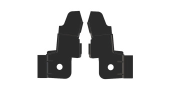 Renault - Master - Paire de supports de parechoc - 269255475L / 269255475R - Finition brute