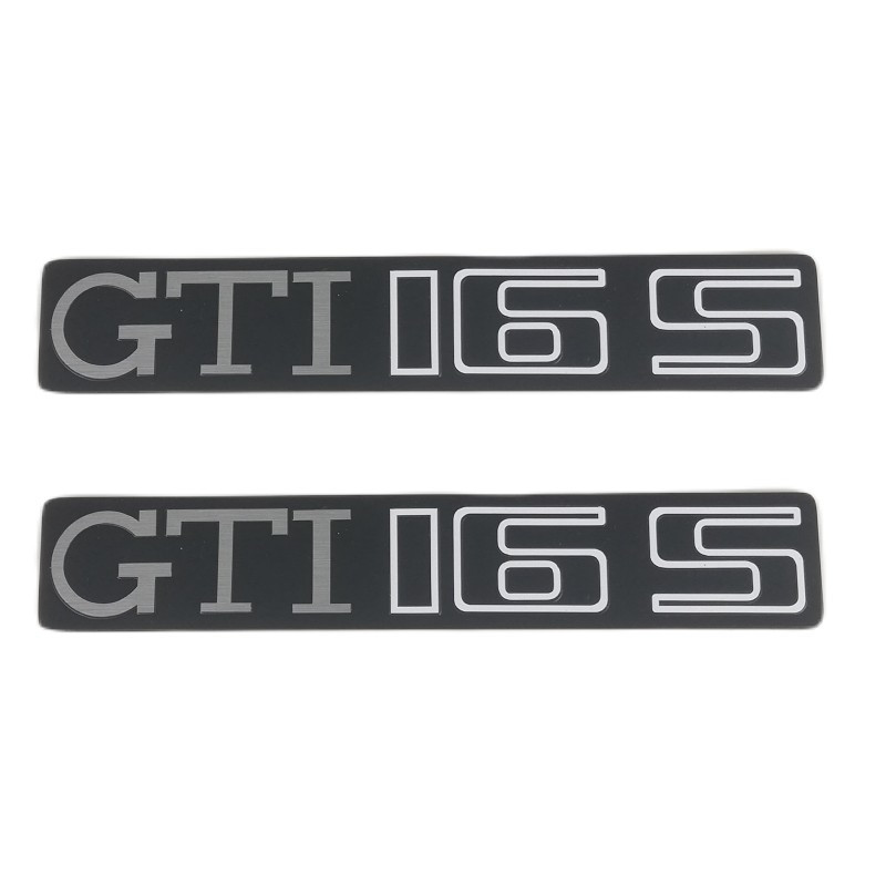 Paire de Logos d'Ailes GTI 16S -Volkswagen Golf II