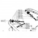 Peugeot - 404 - Kit de 4 silentblocs liaison pare-chocs / aile - 7427.07 - Finition brute