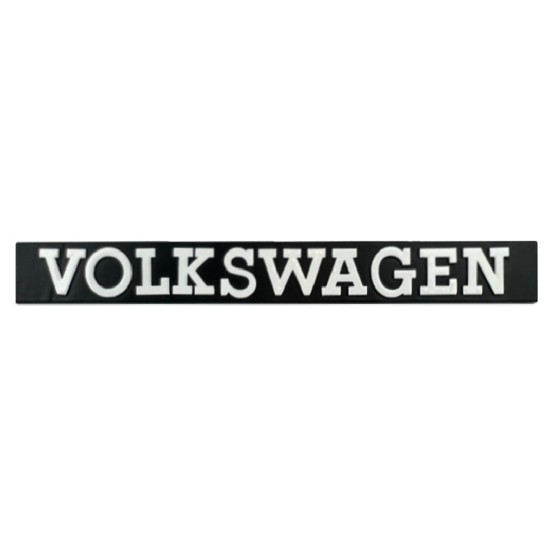 Logo Volkswagen Lettrage Chromé - Golf 1
