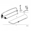 BMW - Z3 phase 1 - Paire de supports fixation filet anti-remous - 82199405889 - Finition brute