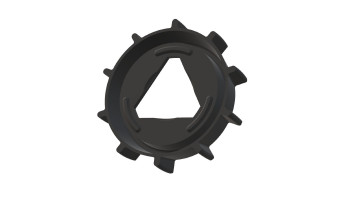 Renault - R17 phase 1 - Kit molette de siège - 523125 / 52330 - Finition complète