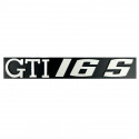 Volkswagen - Golf I - Logo de calandre GTI 16S lettrage argenté - Finition complète