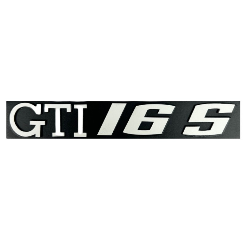 Volkswagen - Golf I - Logo de calandre GTI 16S lettrage argenté - Finition complète