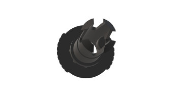 Renault - R4 - Paire de guides d'appui tête - Finition complète