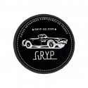 Sticker Autocollant Doming Gryp 3D Noir et Blanc