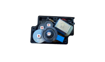 Renault - Mégane - Kit pignons moteur volet de climatisation - 7701046056 - Finition brute
